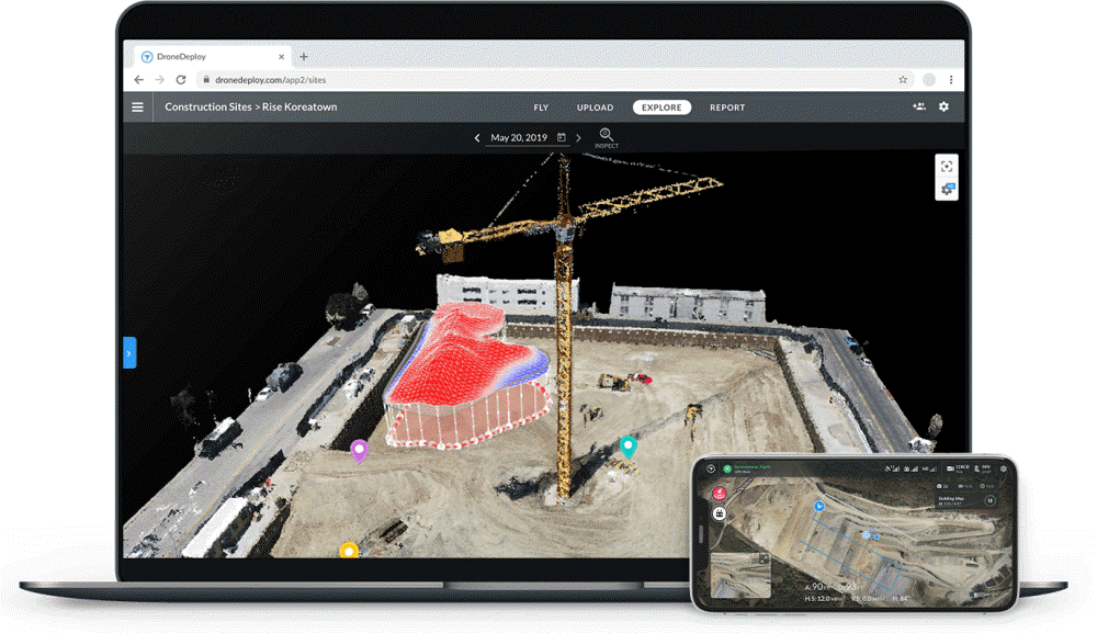 드론디플로이, 작업 현장 3D모델링에 로봇을…