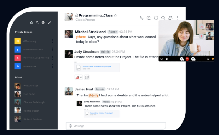 오픈소스 기반으로 한 기업 가상 커뮤니케이션 플랫폼