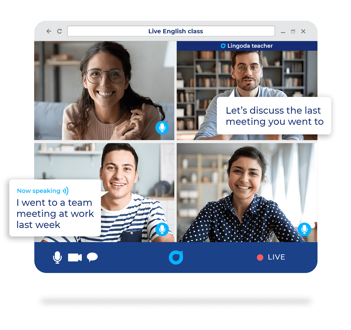 시선 끄는 줌 기반 온라인 어학원