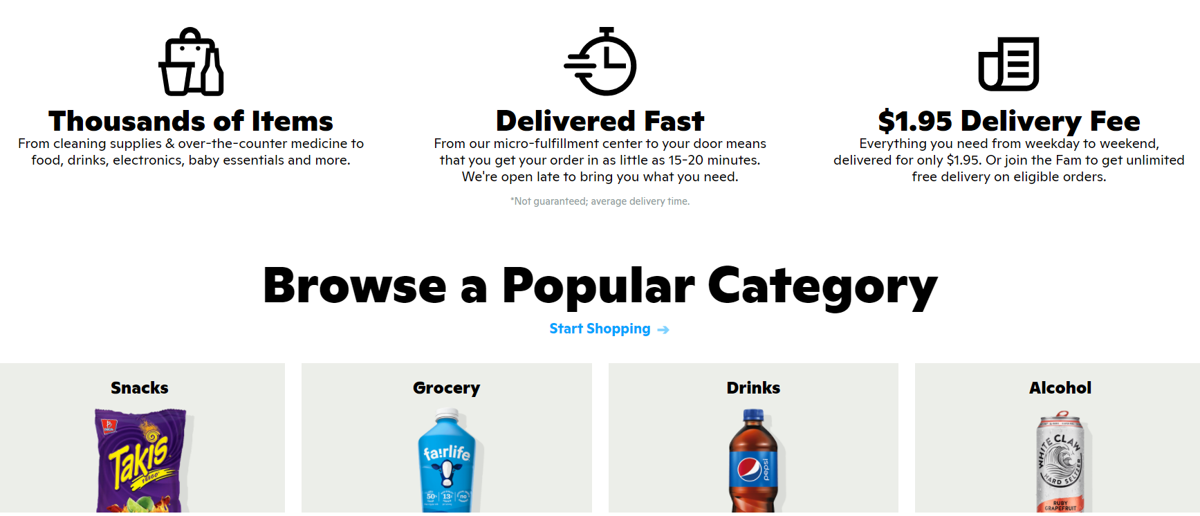 [1분 스타트업 BM] 美밀레니얼이 열광하는 온디맨드 온라인 편의점