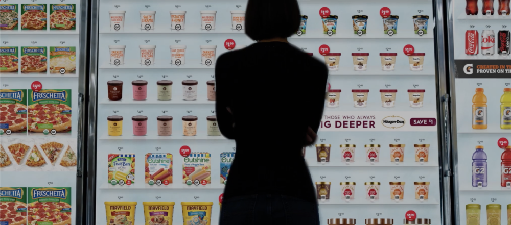 [1분 스타트업 BM] 마트 냉장고 유리문을 인터랙티브 광고판으로