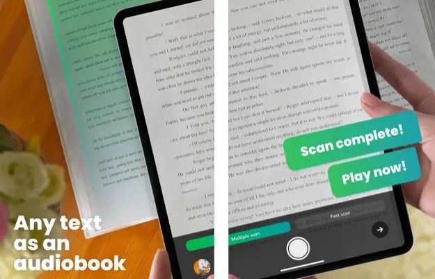 문서 스캔해 음성으로 들을 수 있는 앱