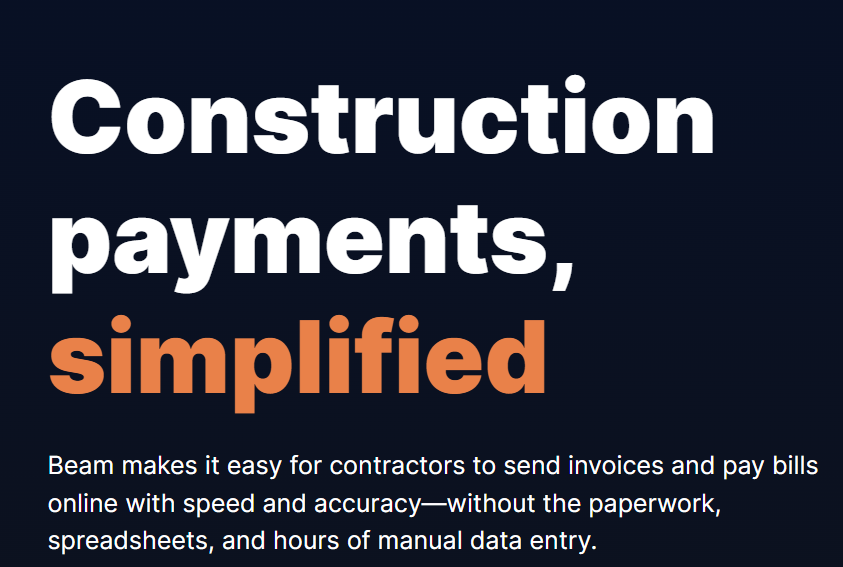 건설 현장 결제를 쉽고 빠르게…